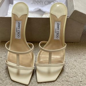 Jimmy Choo sandals/slides latte size 8